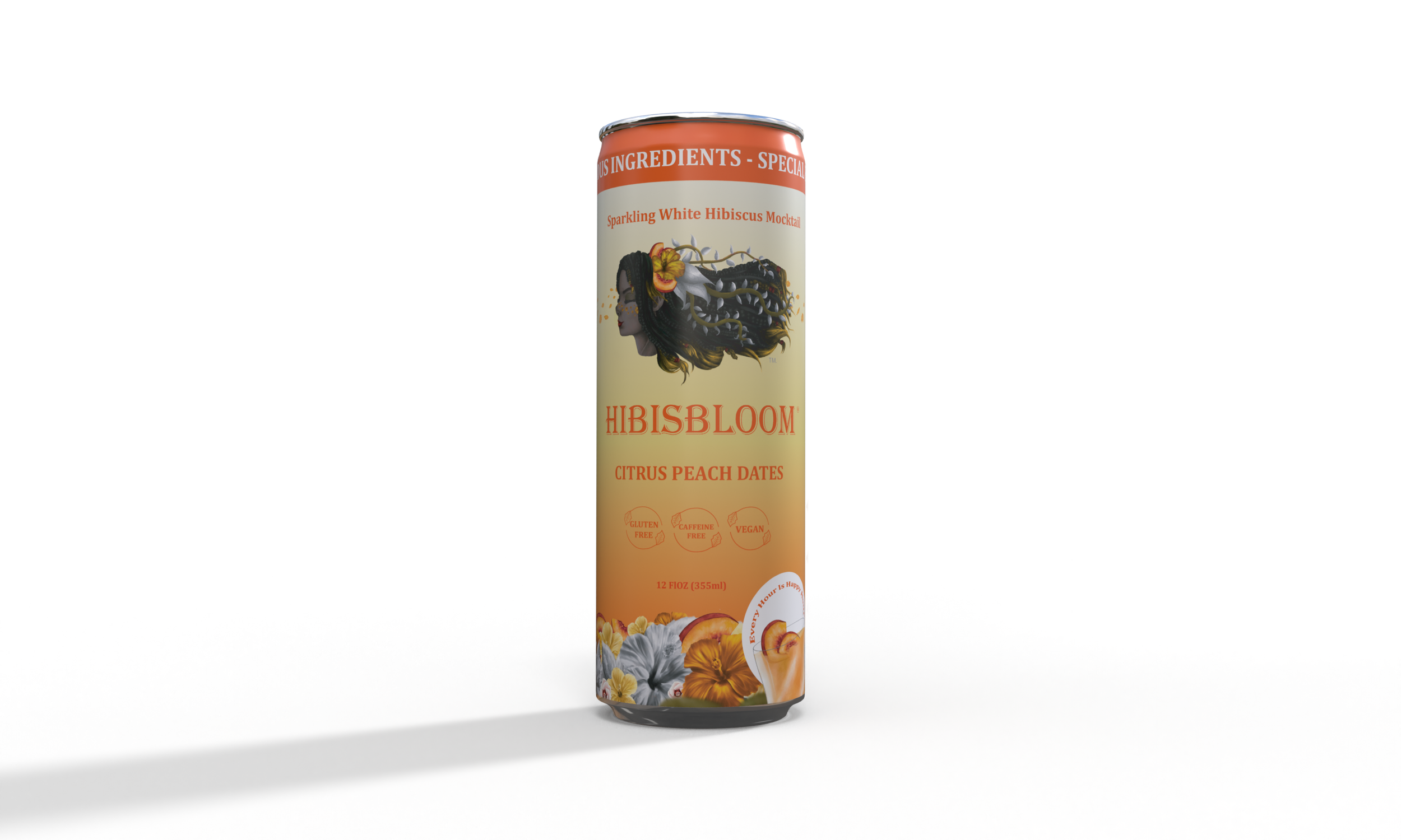 White Hibiscus Sahara Breeze Drink — Hibisbloom drink mixer